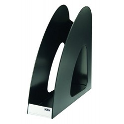 Suport vertical plastic pentru cataloage HAN Twin - negru