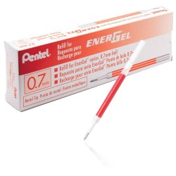 Rezerva roller Pentel Energel, 0.7 mm, rosu