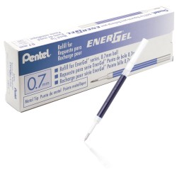 Rezerva roller Pentel Energel, 0.7 mm, albastru