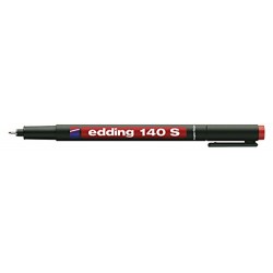 Marker permanent Edding 140S, 0.3 mm, rosu