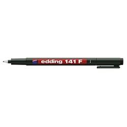 Marker permanent Edding 141F, 0.6 mm, negru