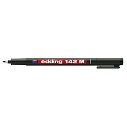 Marker permanent Edding 142M, 1.0 mm, negru