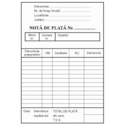 Nota de plata A6, C100, hartie offset , tipar F, 3 buc/set