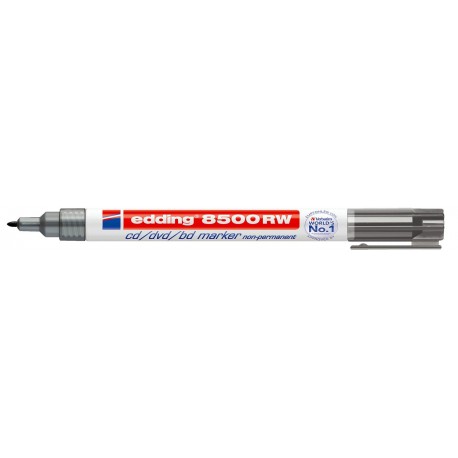 Marker non-permanent Edding 8500 pentru CD, 1 mm, negru