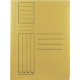 Dosar Basic cu sina, A4, carton, 10 bucati/set, galben