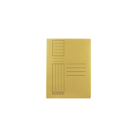 Dosar Basic cu sina, A4, carton, 10 bucati/set, galben