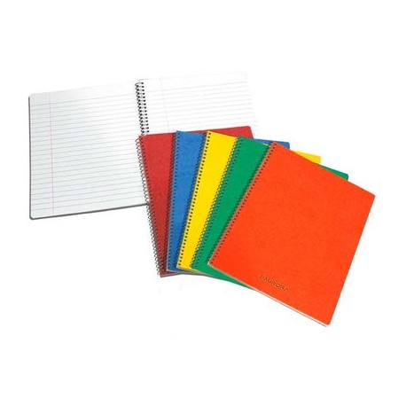 Caiet cu spirala, A5, 60 file - 80g/mp, coperti carton, AURORA Bur-o-Class - dictando