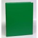 Caiet mecanic 2 inele - D25mm, coperti carton plastifiat PVC, A4, AURORA - verde