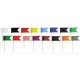 Stegulete colorate, 20/cutie, ALCO - rosu