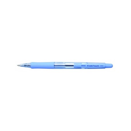 Pix PENAC Sleek Touch, rubber grip, 1.0mm, accesorii albastru pastel - scriere albastra