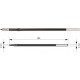 Rezerva PENAC BR98C, 2 buc/set, 0.7mm, pt Sleek Touch, Pepe, RBR, RB-085B, CCH-3, Multi 1000-D2 - albastru