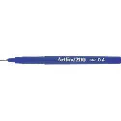 Liner ARTLINE 200, varf fetru 0.4mm - albastru