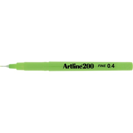 Liner ARTLINE 200, varf fetru 0.4mm - vernil