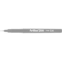 Liner ARTLINE 200, varf fetru 0.4mm - gri