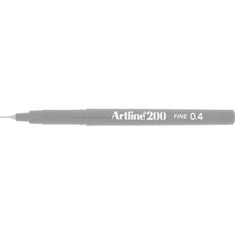 Liner ARTLINE 200, varf fetru 0.4mm - gri