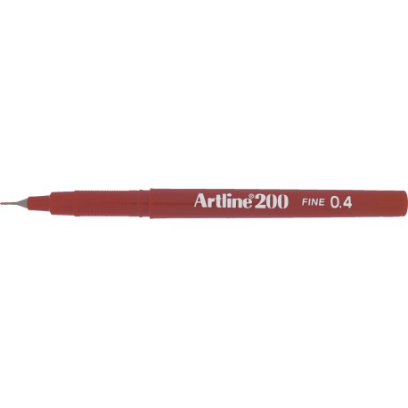 Liner ARTLINE 200, varf fetru 0.4mm - maro