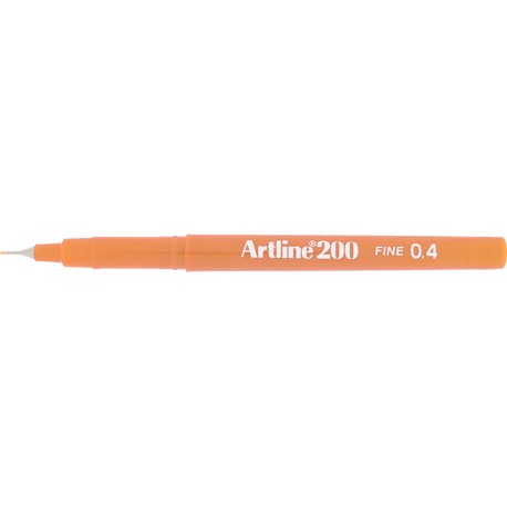 Liner ARTLINE 200, varf fetru 0.4mm - portocaliu