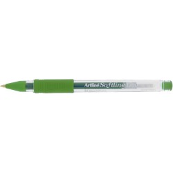 Pix cu gel ARTLINE Softline 1700, rubber grip, varf 0.7mm - verde