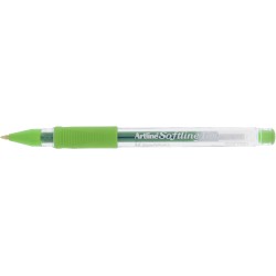 Pix cu gel ARTLINE Softline 1700, rubber grip, varf 0.7mm - verde fluorescent