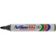 Permanent marker ARTLINE 107, corp plastic, varf rotund 1.5mm - negru