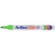 Permanent marker ARTLINE 700, corp metalic, varf rotund 0.7mm - verde