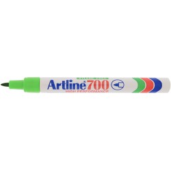 Permanent marker ARTLINE 700, corp metalic, varf rotund 0.7mm - verde