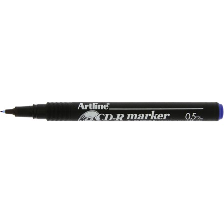 CD/DVD-marker ARTLINE 883, corp plastic, varf rotund 0.5mm - albastru