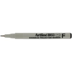 OHP Non-Permanent marker ARTLINE 803, varf fin - 0.5mm - negru