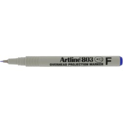 OHP Non-Permanent marker ARTLINE 803, varf fin - 0.5mm - albastru
