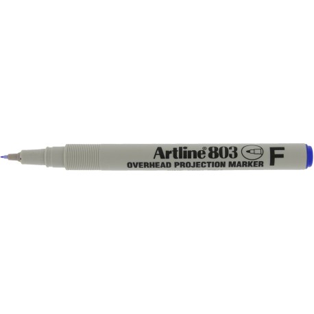 OHP Non-Permanent marker ARTLINE 803, varf fin - 0.5mm - albastru