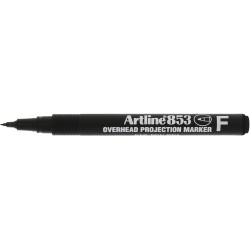 OHP Permanent marker ARTLINE 853, varf fin - 0.5mm - negru
