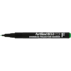 OHP Permanent marker ARTLINE 853, varf fin - 0.5mm - verde