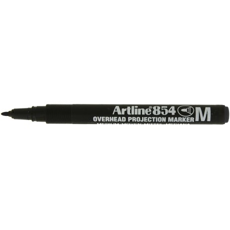 OHP Permanent marker ARTLINE 854, varf mediu - 1.0mm - negru