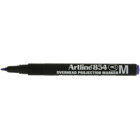 OHP Permanent marker ARTLINE 854, varf mediu - 1.0mm - albastru