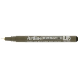 Marker pentru desen tehnic ARTLINE, varf fetru 0.05mm - negru