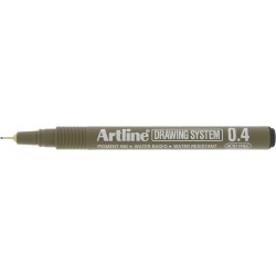 Marker pentru desen tehnic ARTLINE, varf fetru 0.4mm - negru