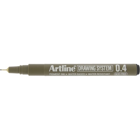 Marker pentru desen tehnic ARTLINE, varf fetru 0.4mm - negru