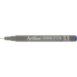 Marker pentru desen tehnic ARTLINE, varf fetru 0.5mm - albastru