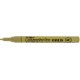 Marker ARTLINE Calligraphy, corp metalic, varf tesit din fetru 2.5mm - auriu