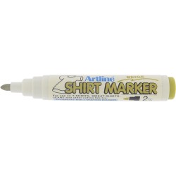 T-Shirt marker ARTLINE, corp plastic, varf rotund 2.0mm - bej