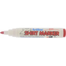 T-Shirt marker ARTLINE, corp plastic, varf rotund 2.0mm - rosu