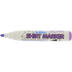 T-Shirt marker ARTLINE, corp plastic, varf rotund 2.0mm - violet deschis