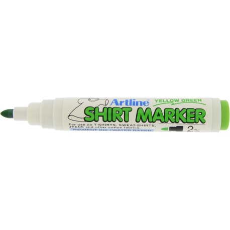 T-Shirt marker ARTLINE, corp plastic, varf rotund 2.0mm - vernil