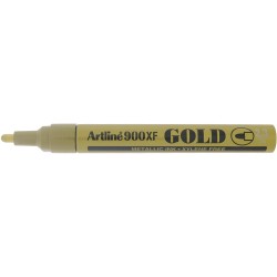 Marker cu vopsea ARTLINE 900XF, corp metalic, varf rotund 2.3mm - auriu