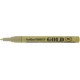 Marker cu vopsea ARTLINE 990XF, corp metalic, varf rotund 1.2mm - auriu