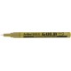 Marker cu vopsea ARTLINE 999XF, corp metalic, varf rotund 0.8mm - auriu