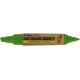 Marker pentru tabla de scris ARTLINE 525T, doua capete - varf rotund 2.0mm/tesit 5.0mm - verde