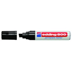 Marker permanent Edding 800, 4 - 12 mm, negru