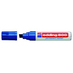 Marker permanent Edding 800, 4 - 12 mm, albastru