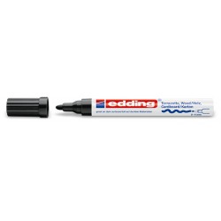 Marker permanent Edding 4000, 2 - 4 mm, negru